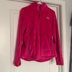 Brand New Pink Fuzzy North Face Jacket